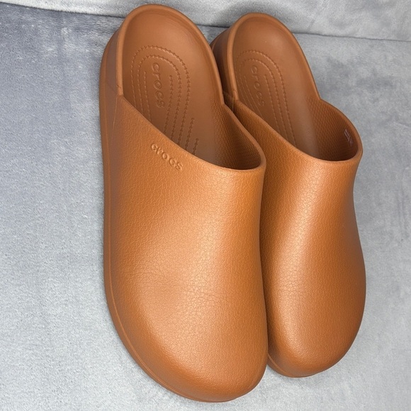 Crocs Classic Slip On Clogs Brown Size 14 Mens Comfort Shoes main image 4